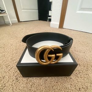 Gucci Wide Leather Belt